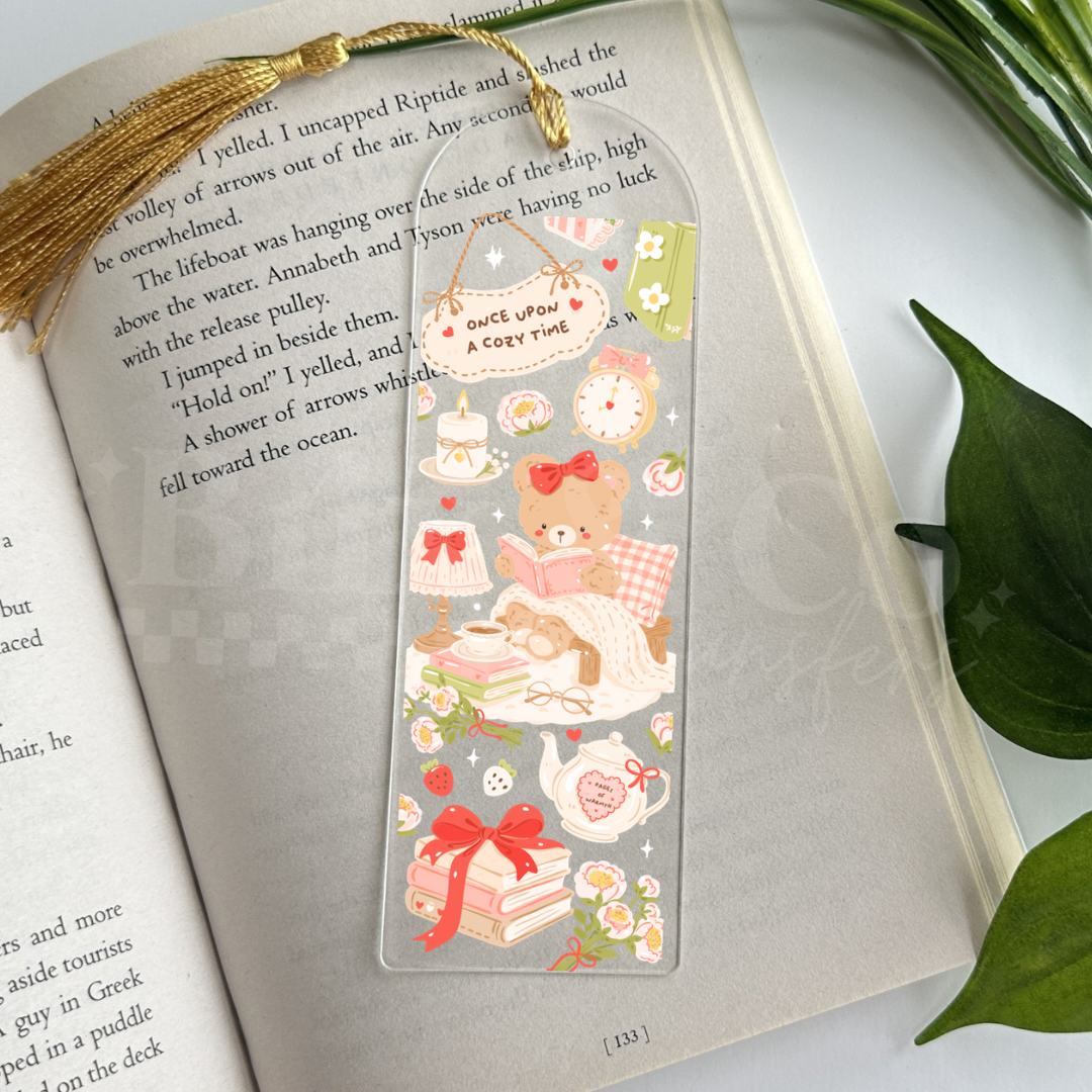 Cozy Bear UVDTF Bookmark