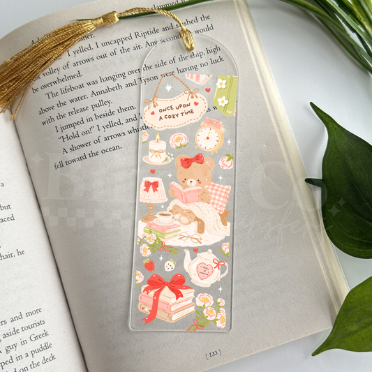 Cozy Bear UVDTF Bookmark