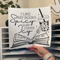 I Like My Books Spicy & My Coffee Icy Single Color