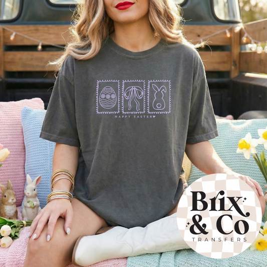 Happy Easter Single Color (Lavender)