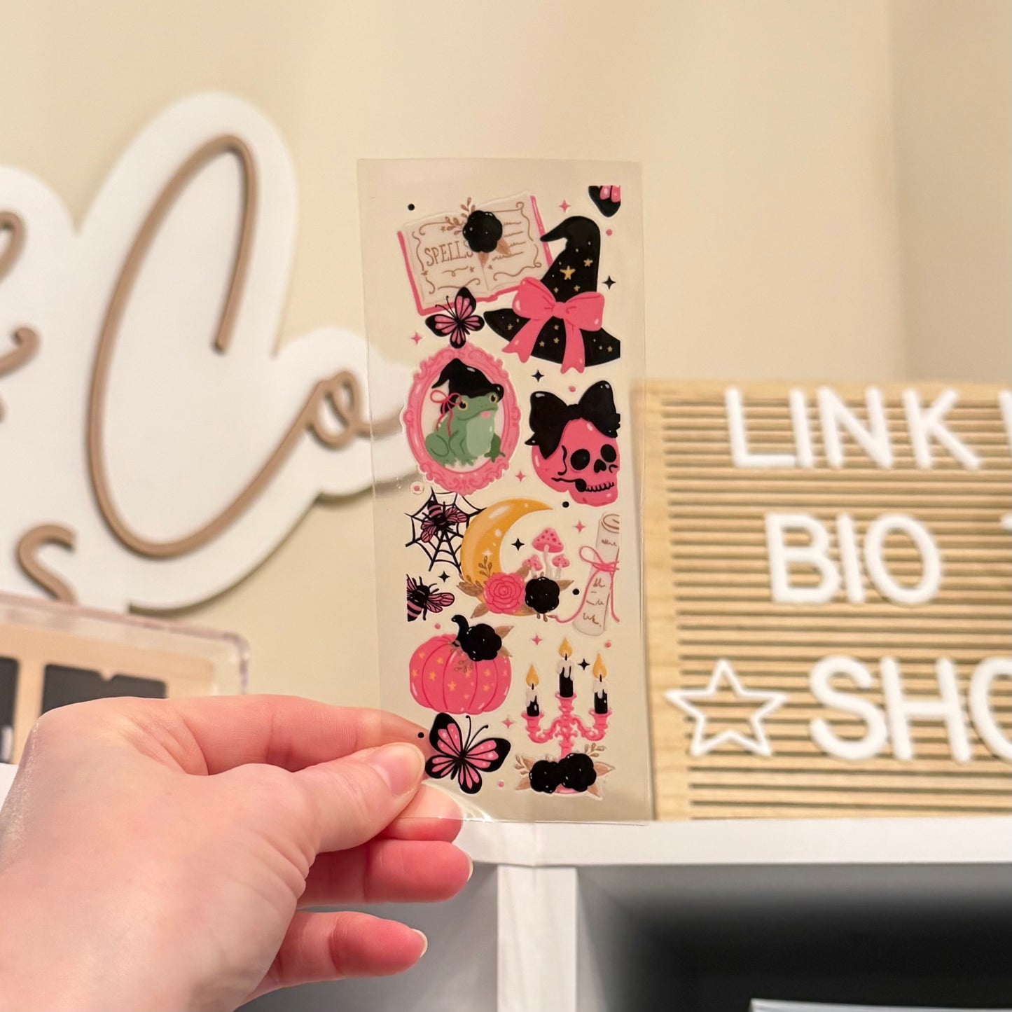 Bookish Witch UVDTF Bookmark