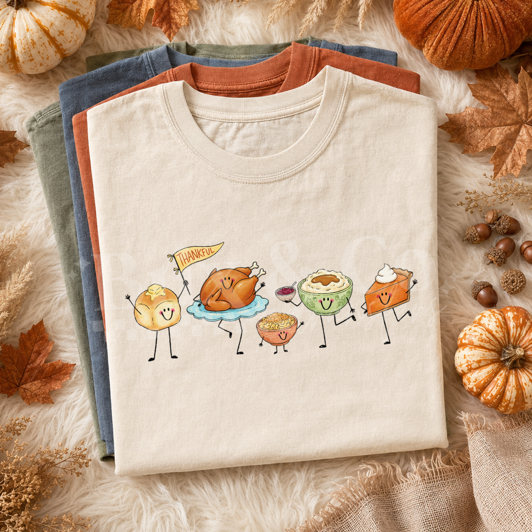 Thanksgiving Characters DTF HOT PEEL