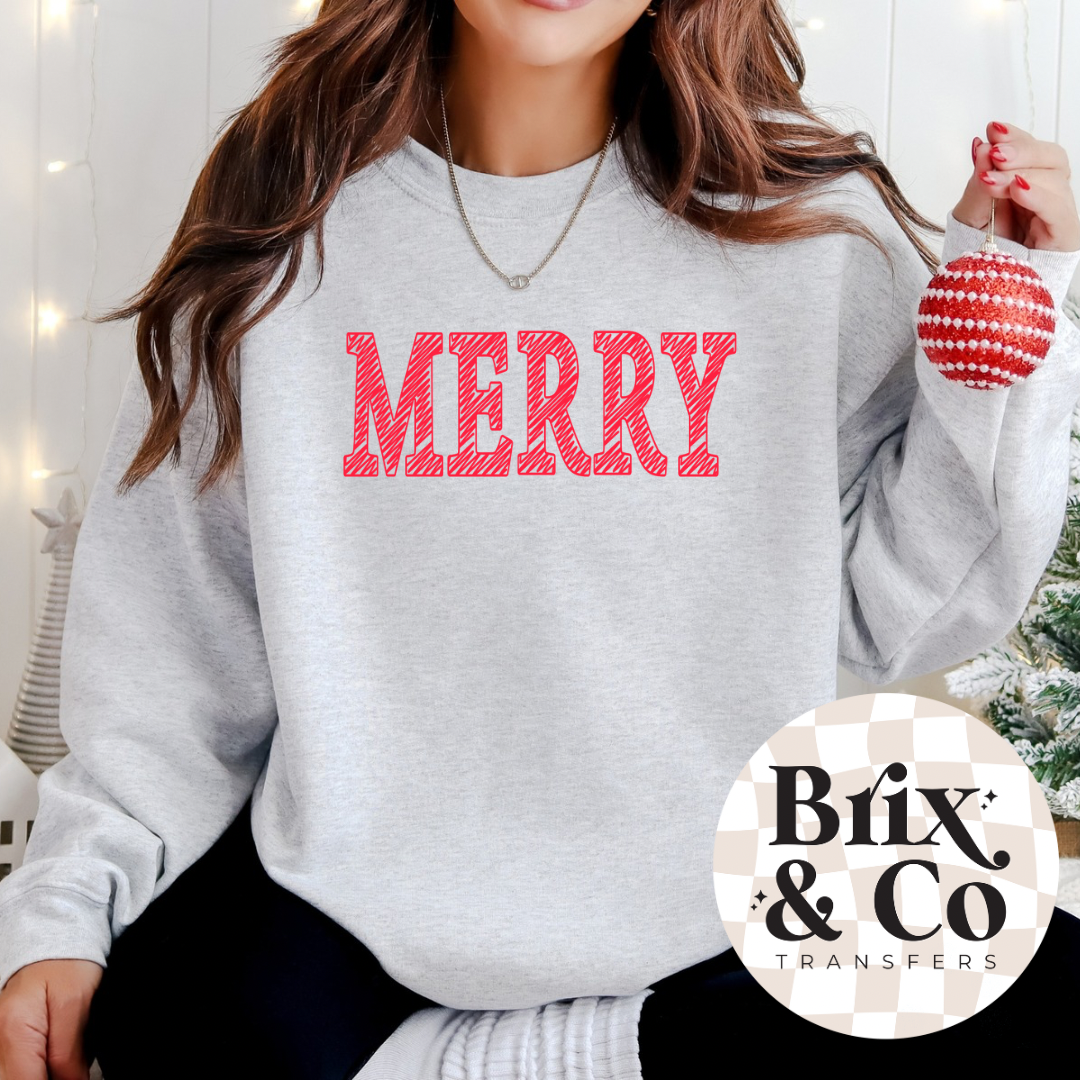 Merry Single Color (Red)
