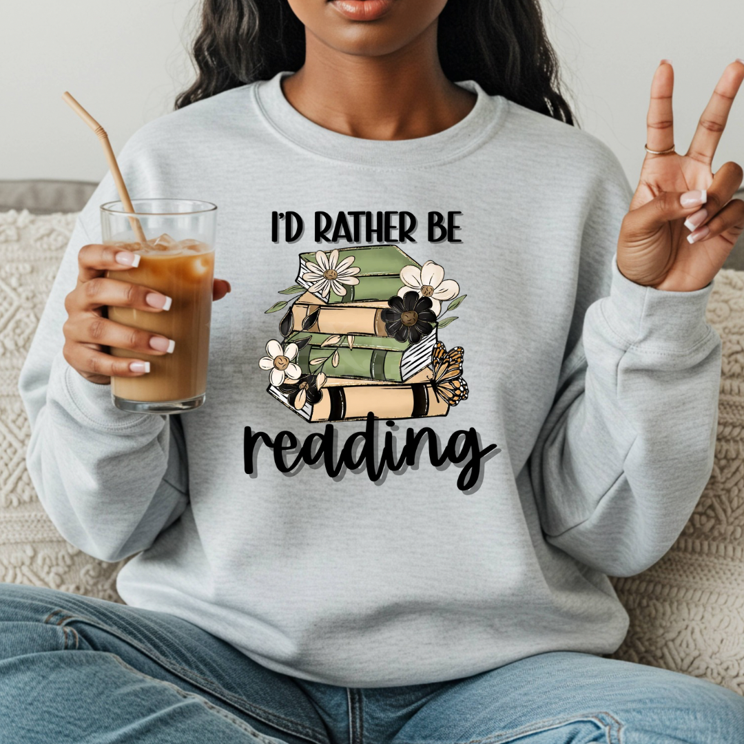 I’d Rather Be Reading DTF HOT PEEL