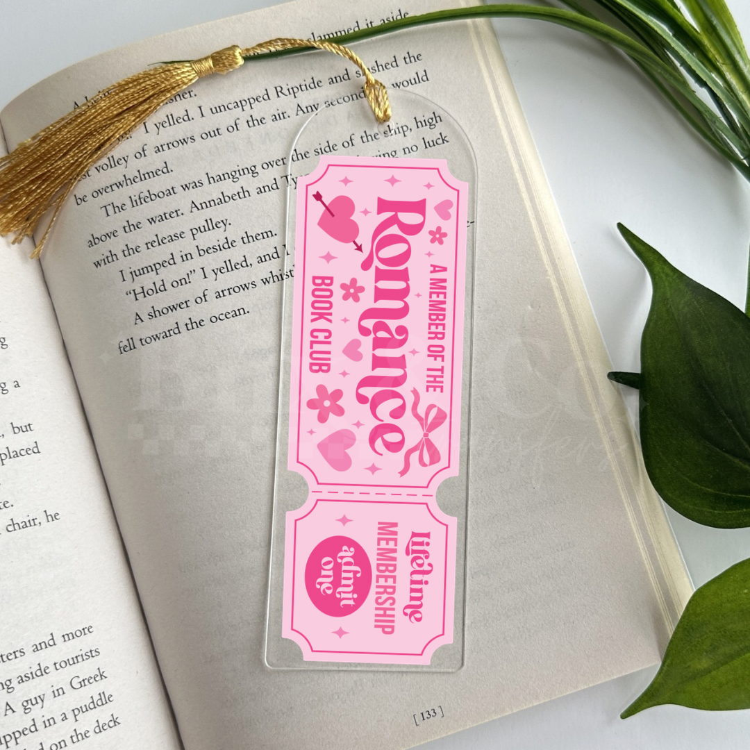 Romance Book Club UVDTF Bookmark