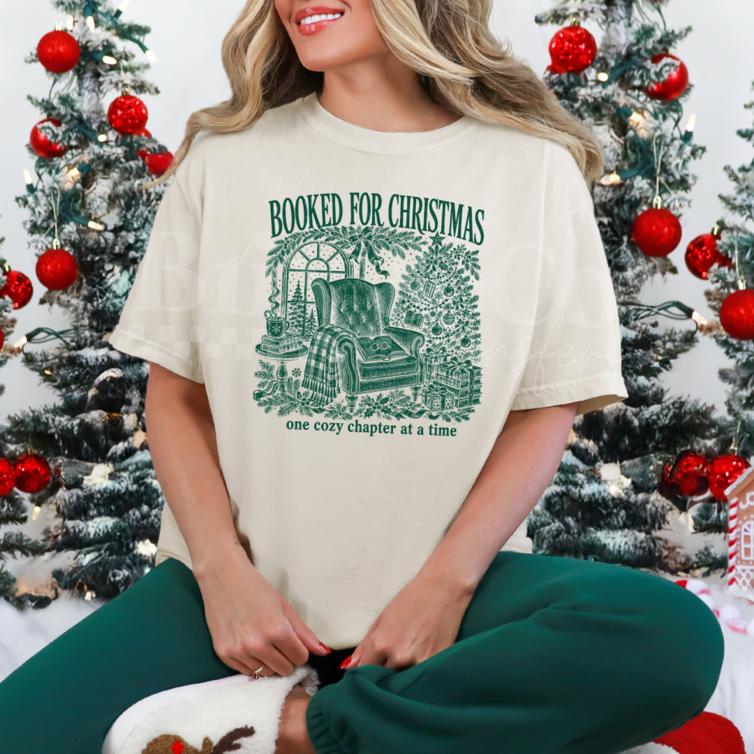 Booked For Christmas Single Color (Hunter Green)