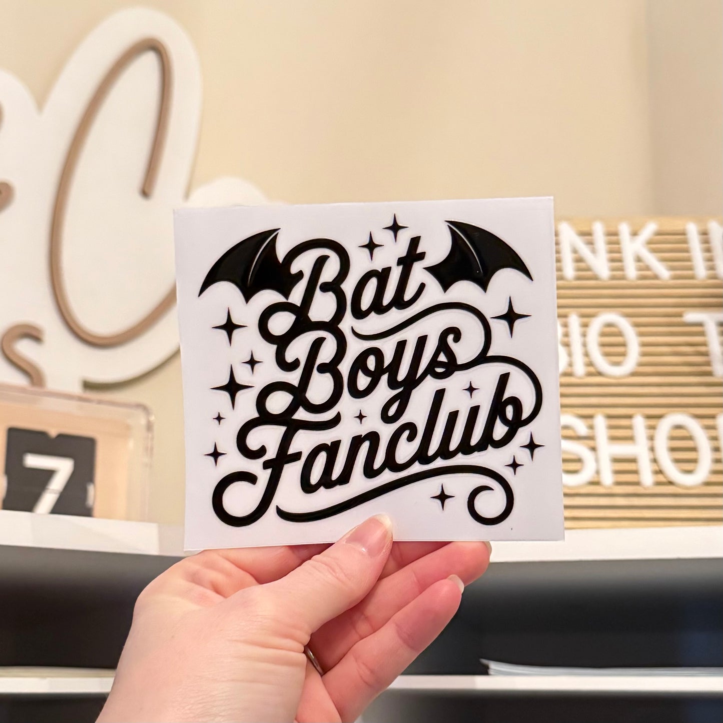 Bat Boys Fan Club 4” Decal