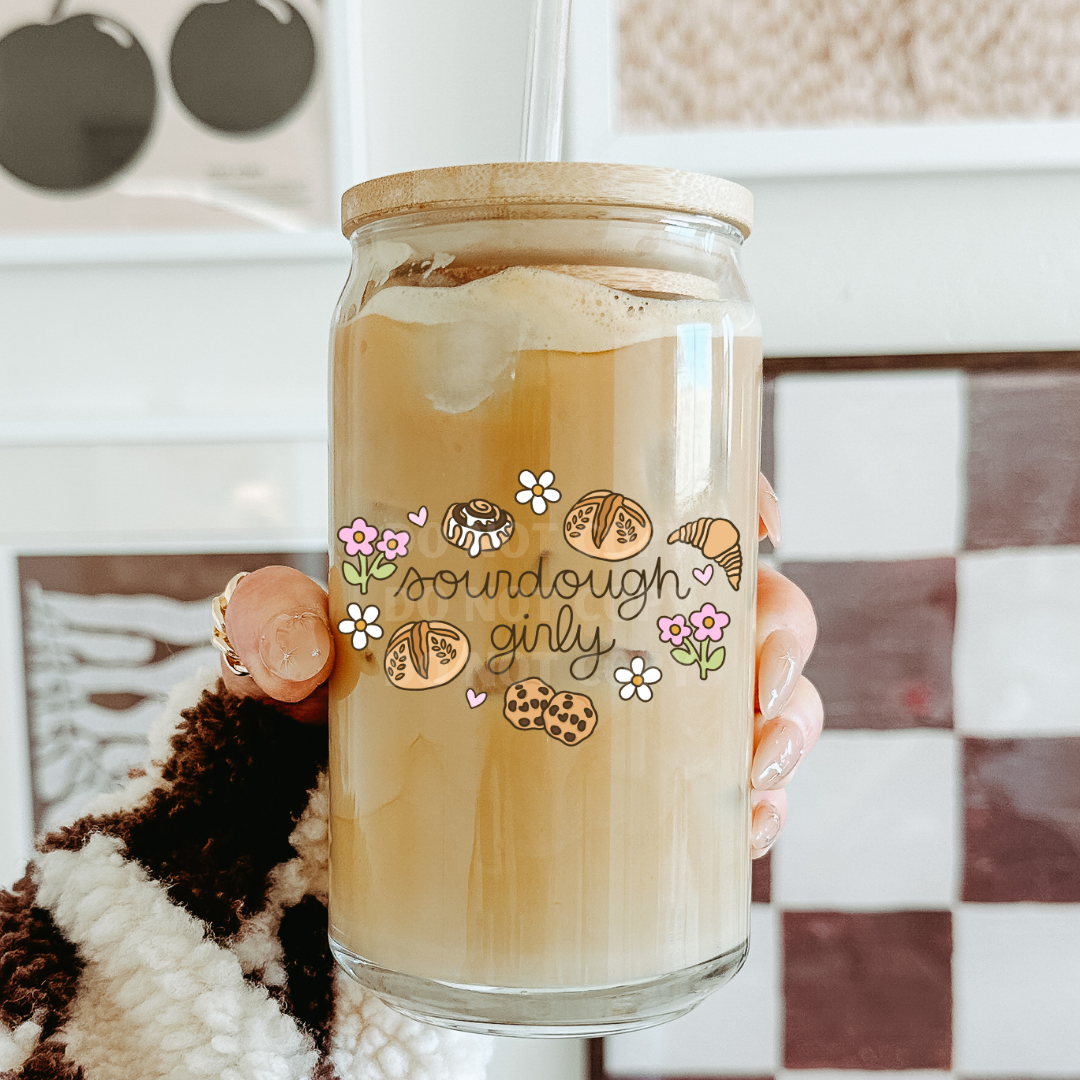 Sourdough Girly UVDTF 4” Decal