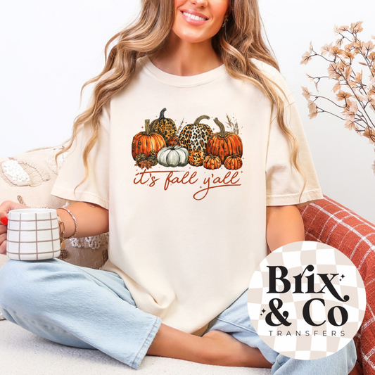It’s Fall Y’all DTF HOT PEEL