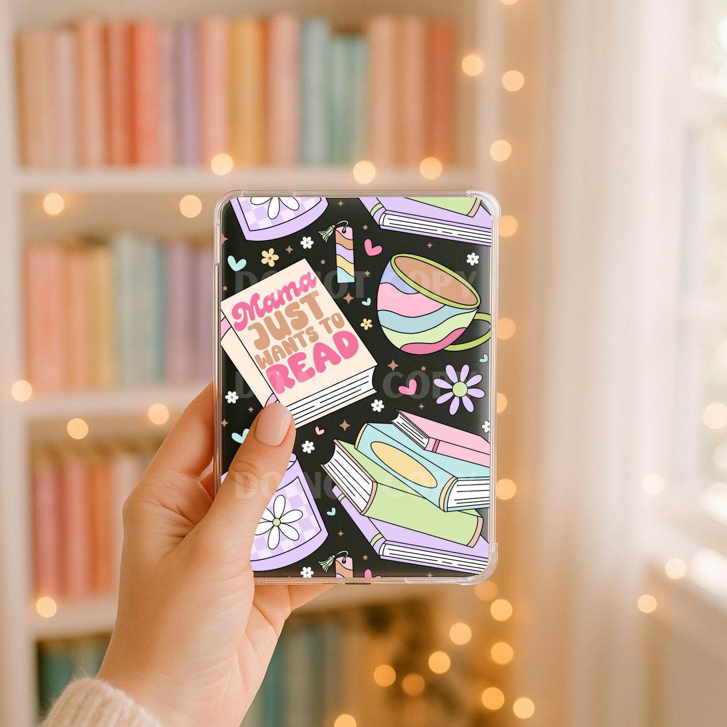 Mama Just Wants To Read UVDTF Kindle Case 6.8”