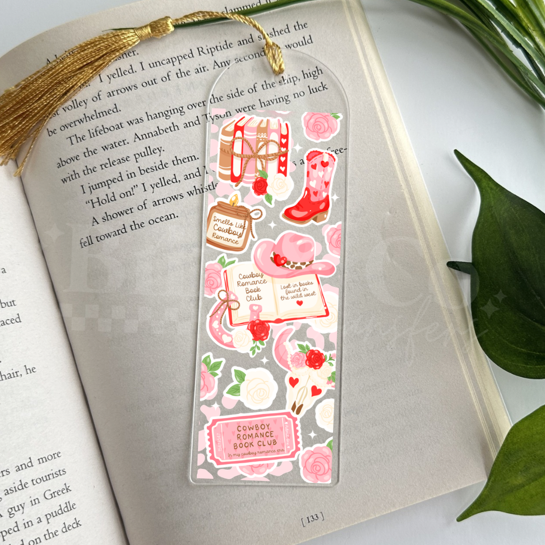 Cowboy Romance UVDTF Bookmark