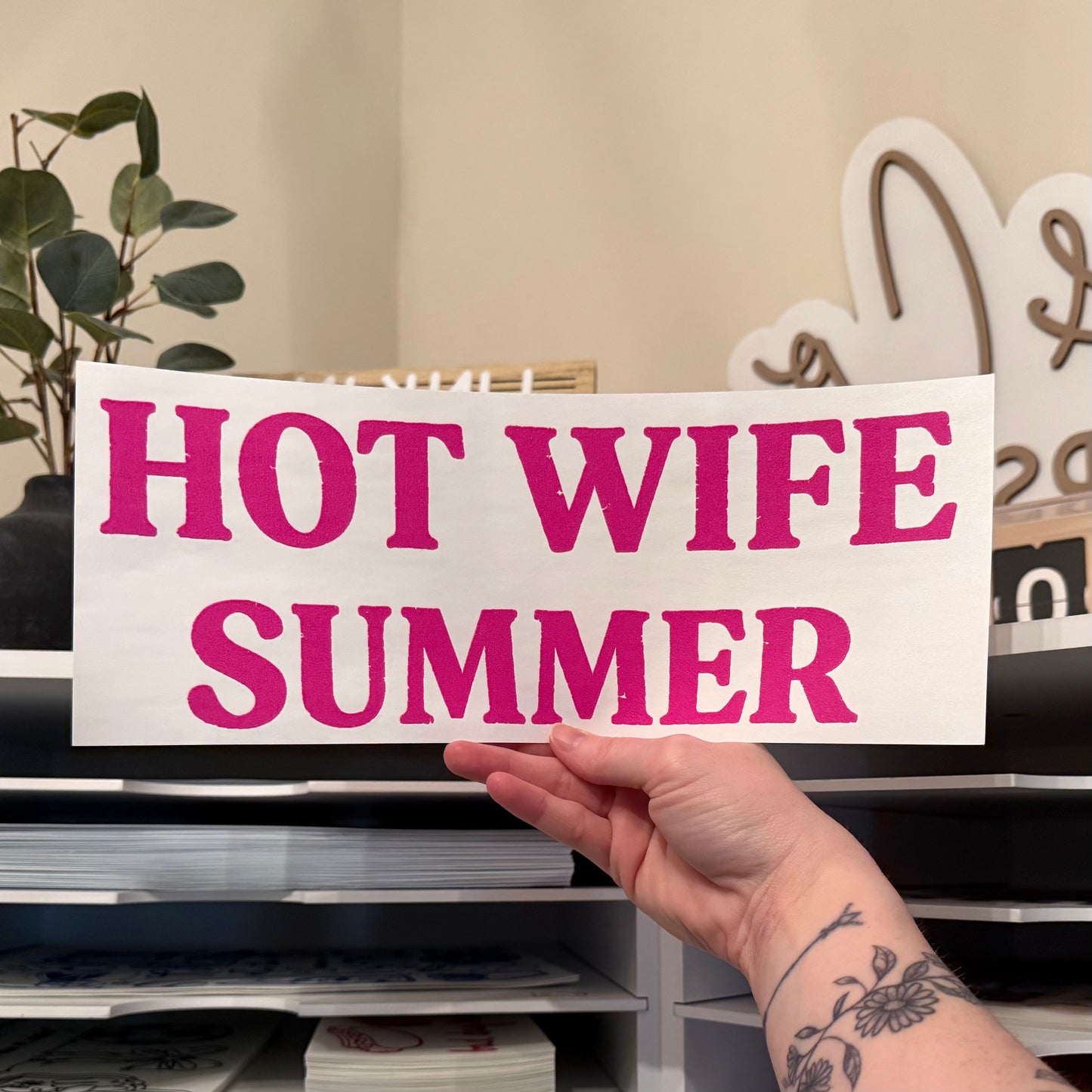 Hot Wife Summer Single Color (Hot Pink)