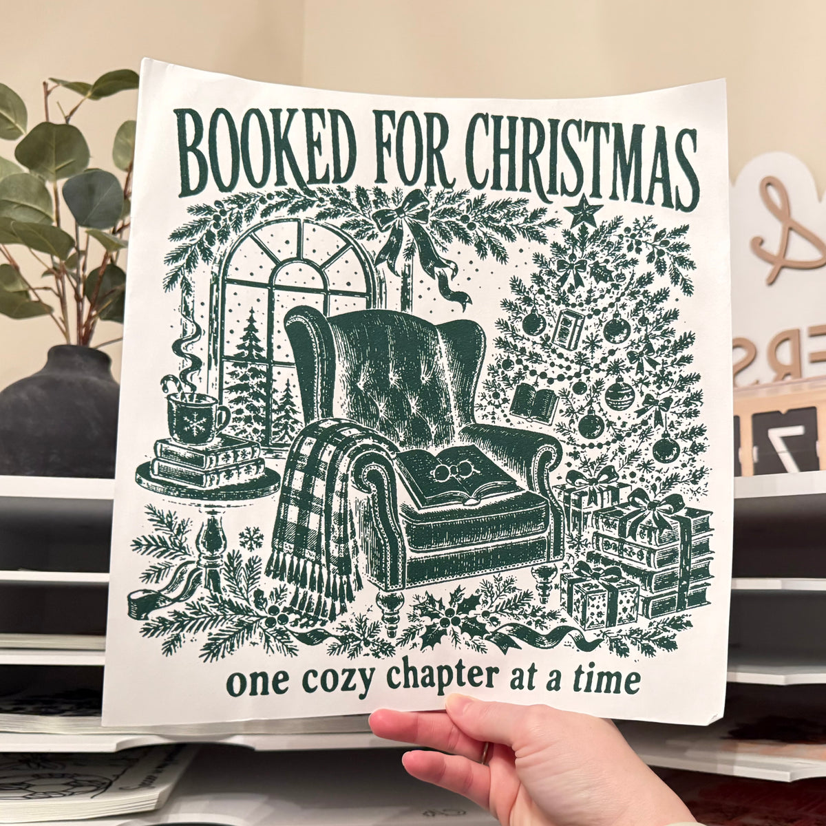 Booked For Christmas Single Color (Hunter Green)