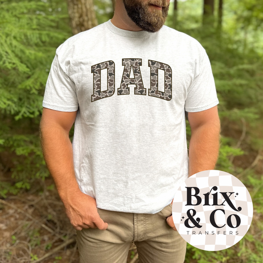 Camo Dad DTF HOT PEEL