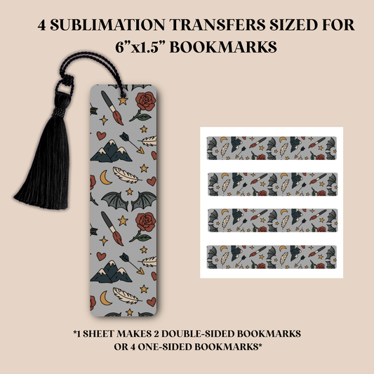 Velaris Inspired Bookmark Sublimation Transfer