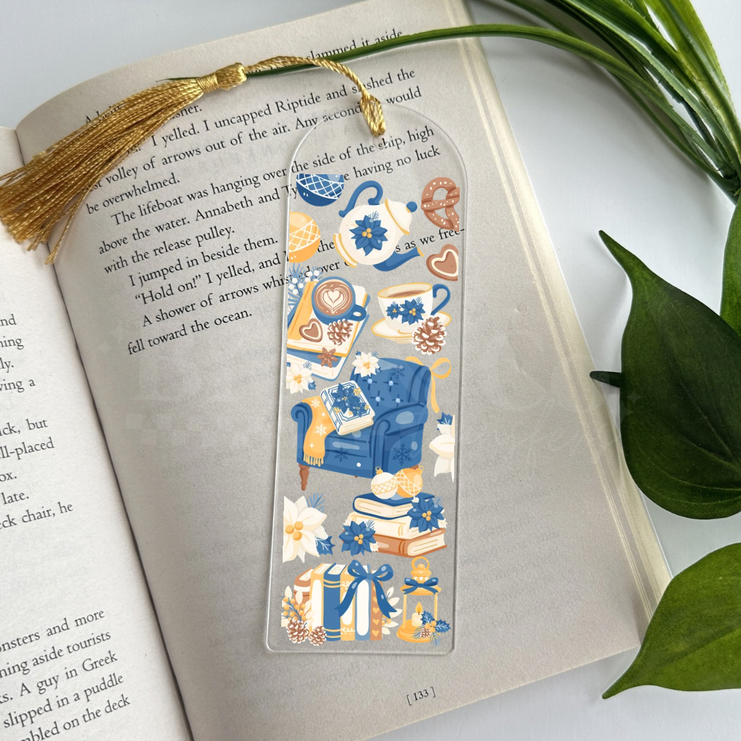 Cozy Winter UVDTF Bookmark