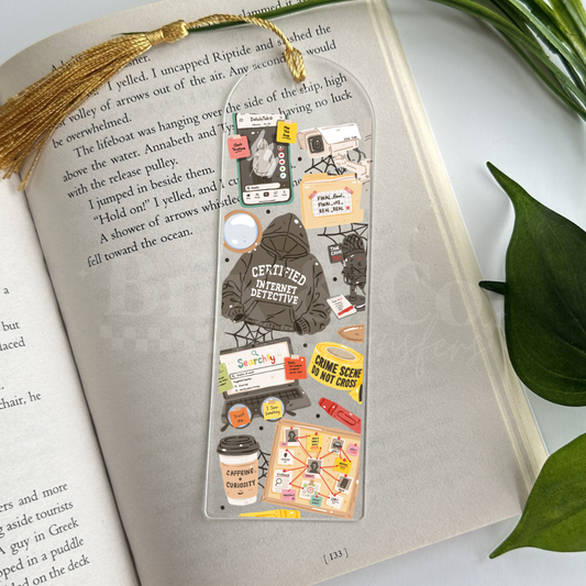 True Crime Junkie UVDTF Bookmark