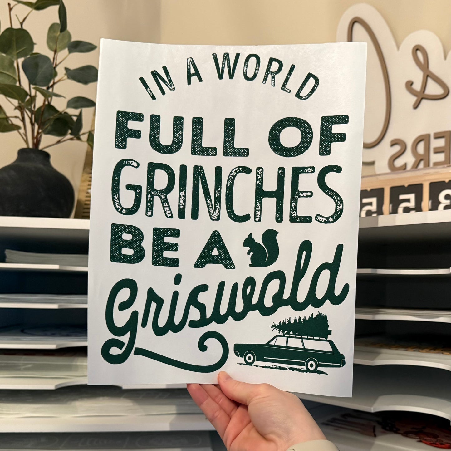 Be A Griswold Single Color (Hunter Green)
