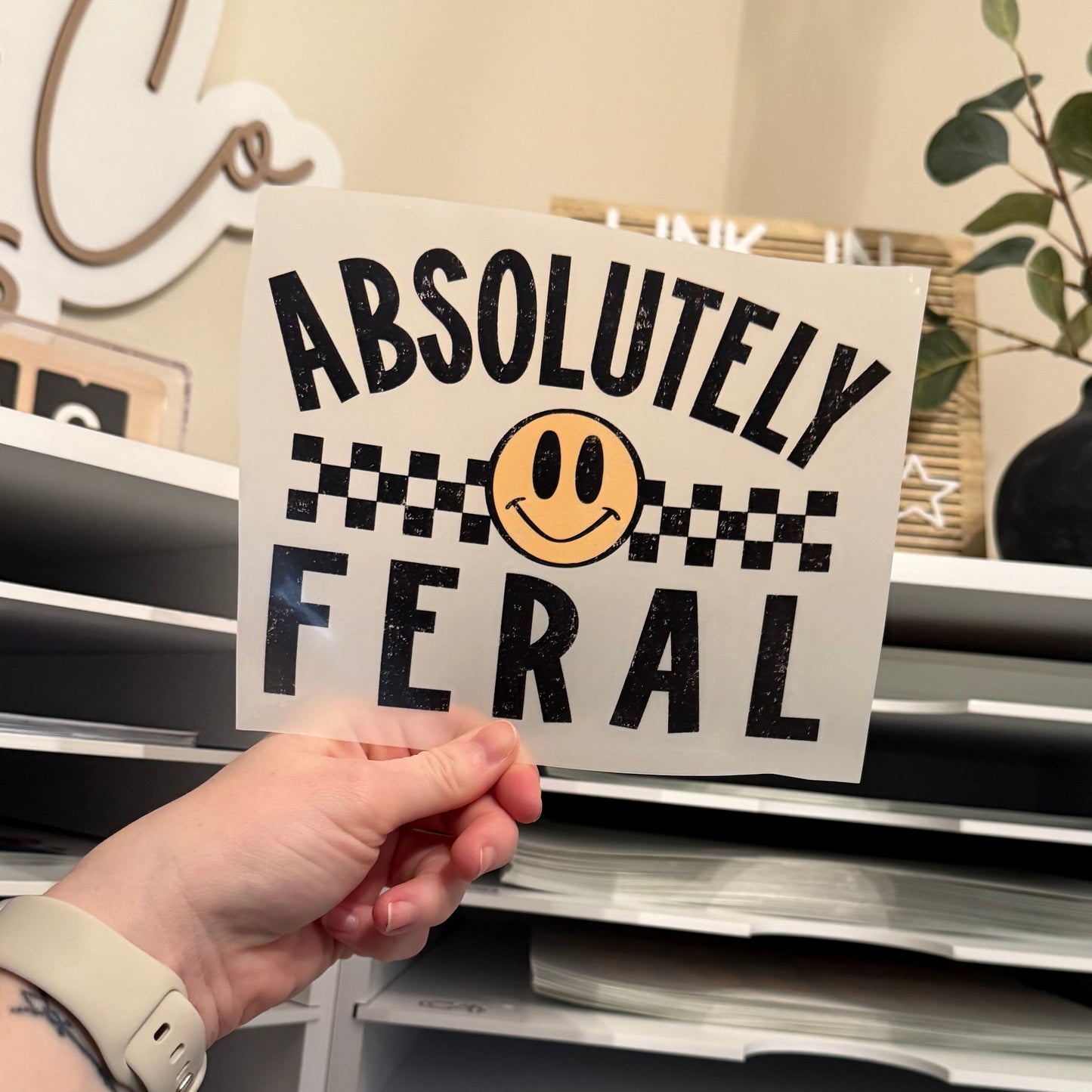 Absolutely Feral DTF HOT PEEL Youth 7”