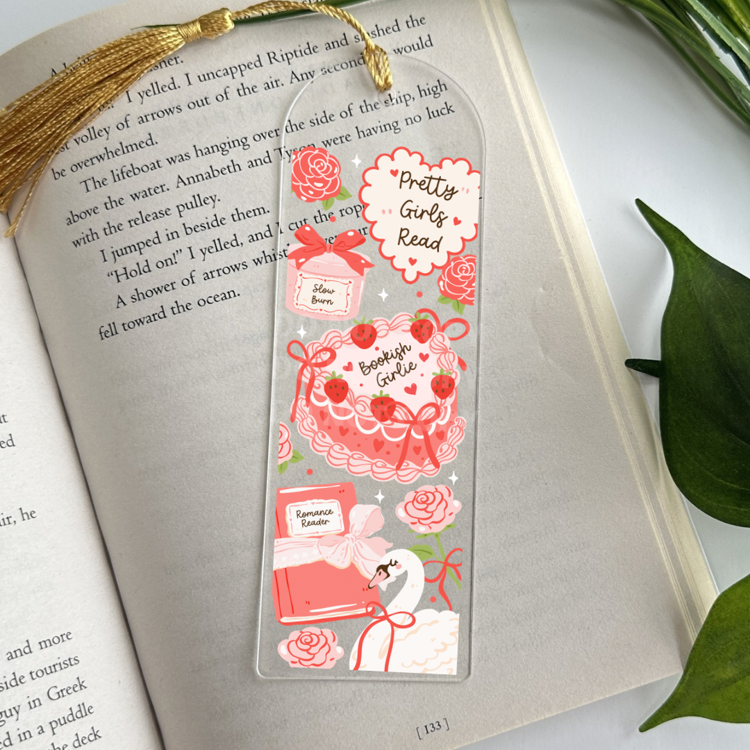 Bookish Girlie UVDTF Bookmark