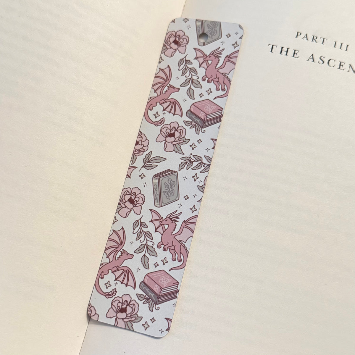 Bookish Dragons Metal Bookmark No Tassel Included
