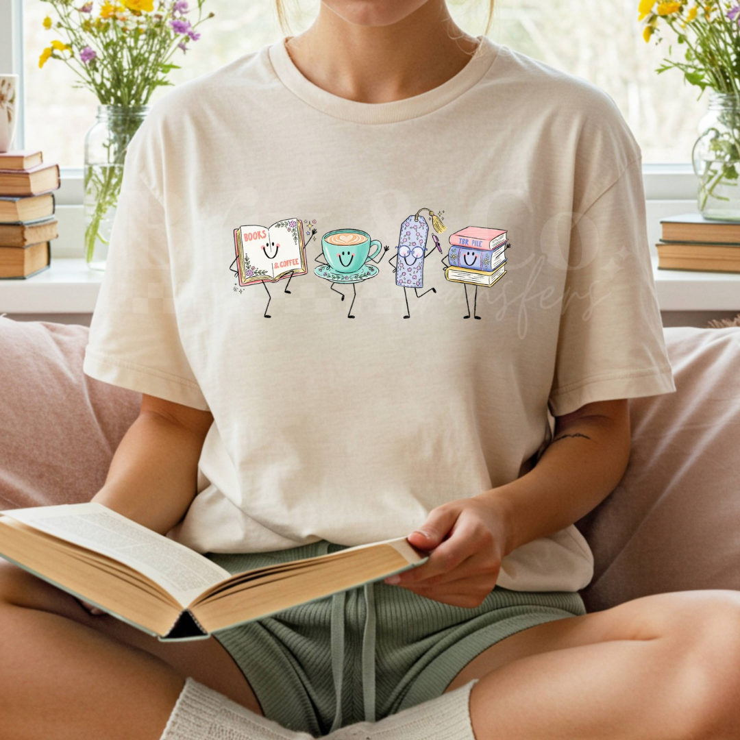 Bookish Characters DTF HOT PEEL