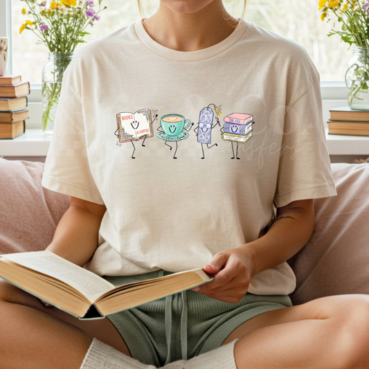 Bookish Characters DTF HOT PEEL