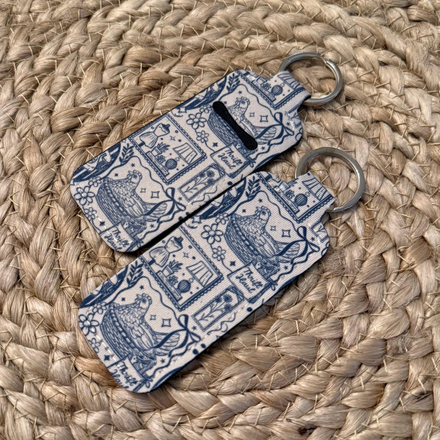 Thrift Shop Chapstick Holder Keychain
