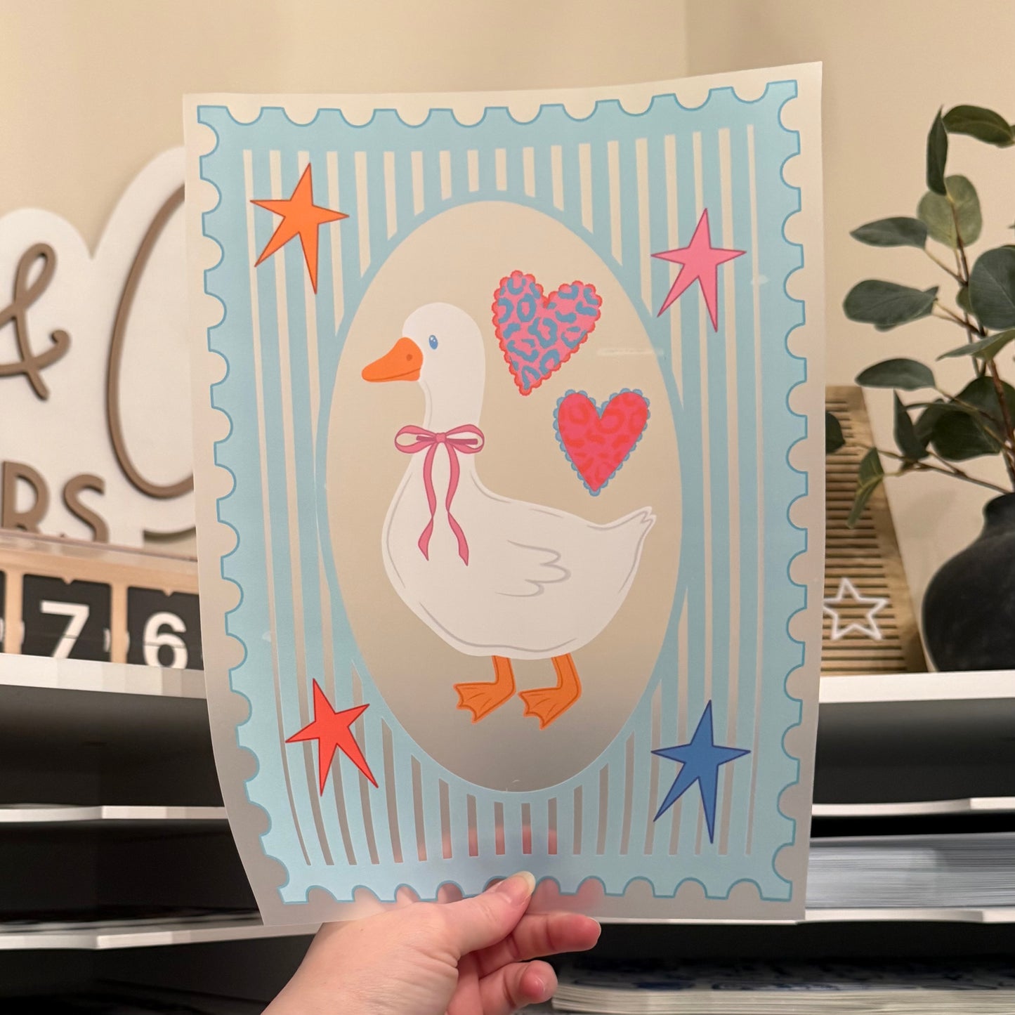 Goose Stamp DTF HOT PEEL