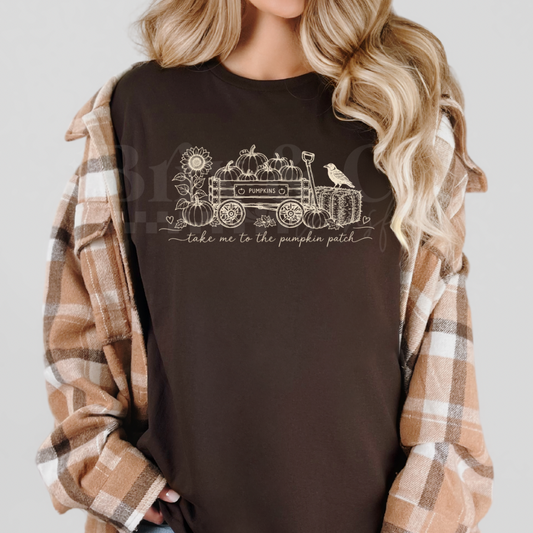 Take Me To The Pumpkin Patch Single Color (Beige)