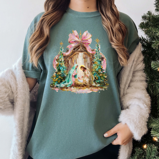 Painted Nativity DTF HOT PEEL