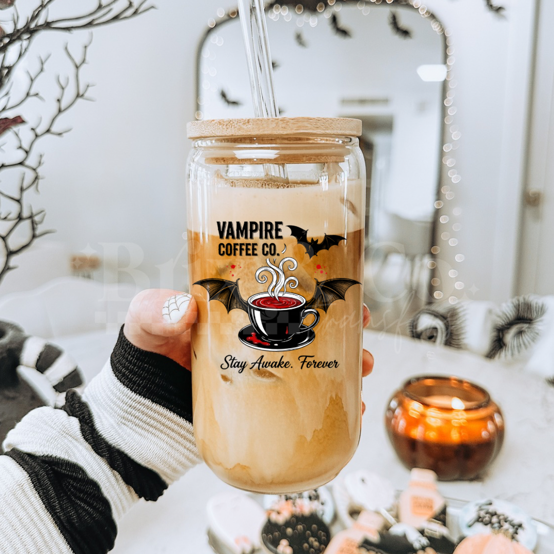 Vampire Coffee Co. UVDTF 4” Decal