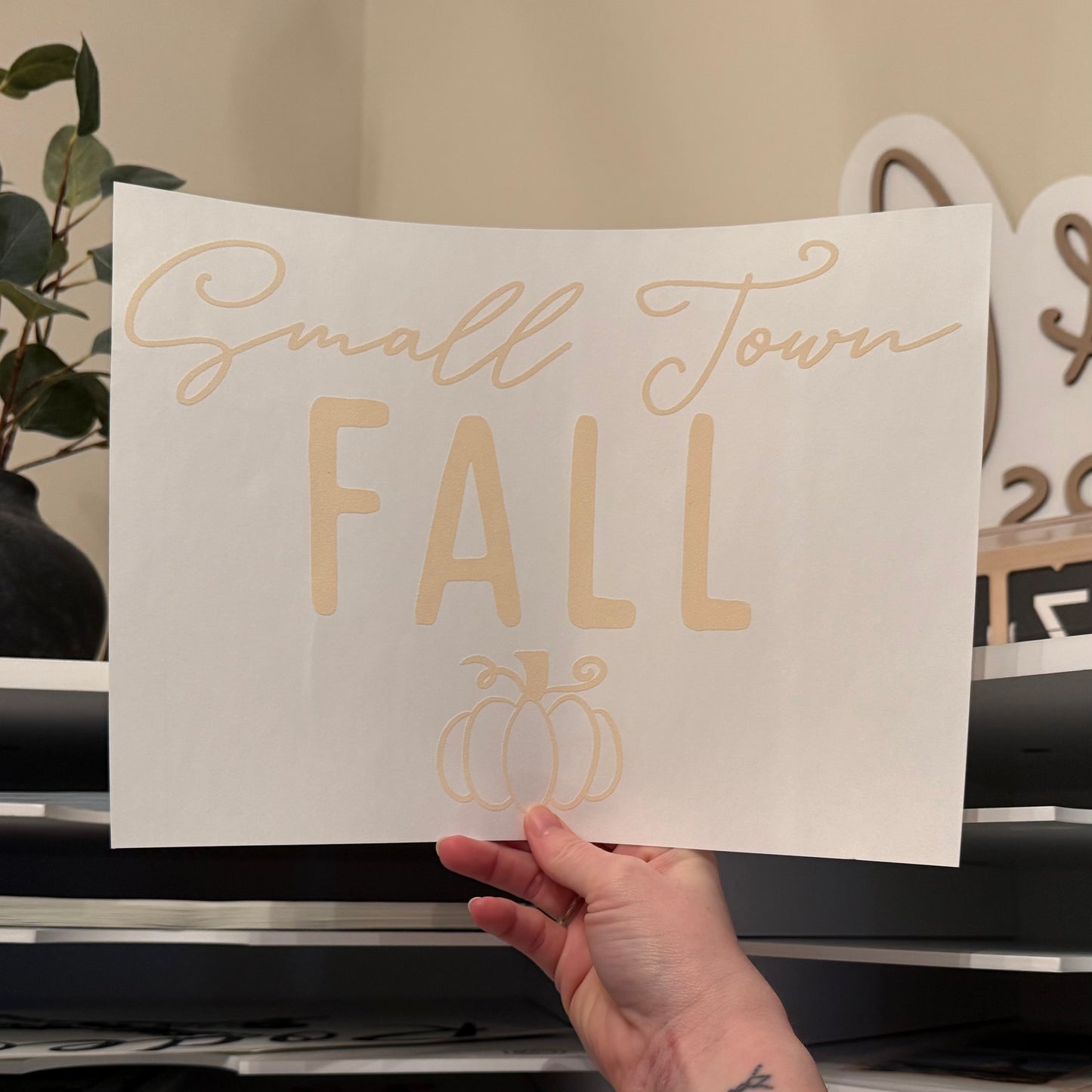 Small Town Fall Single Color (Beige)