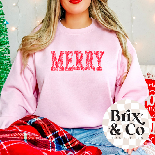 Merry Single Color (Red)