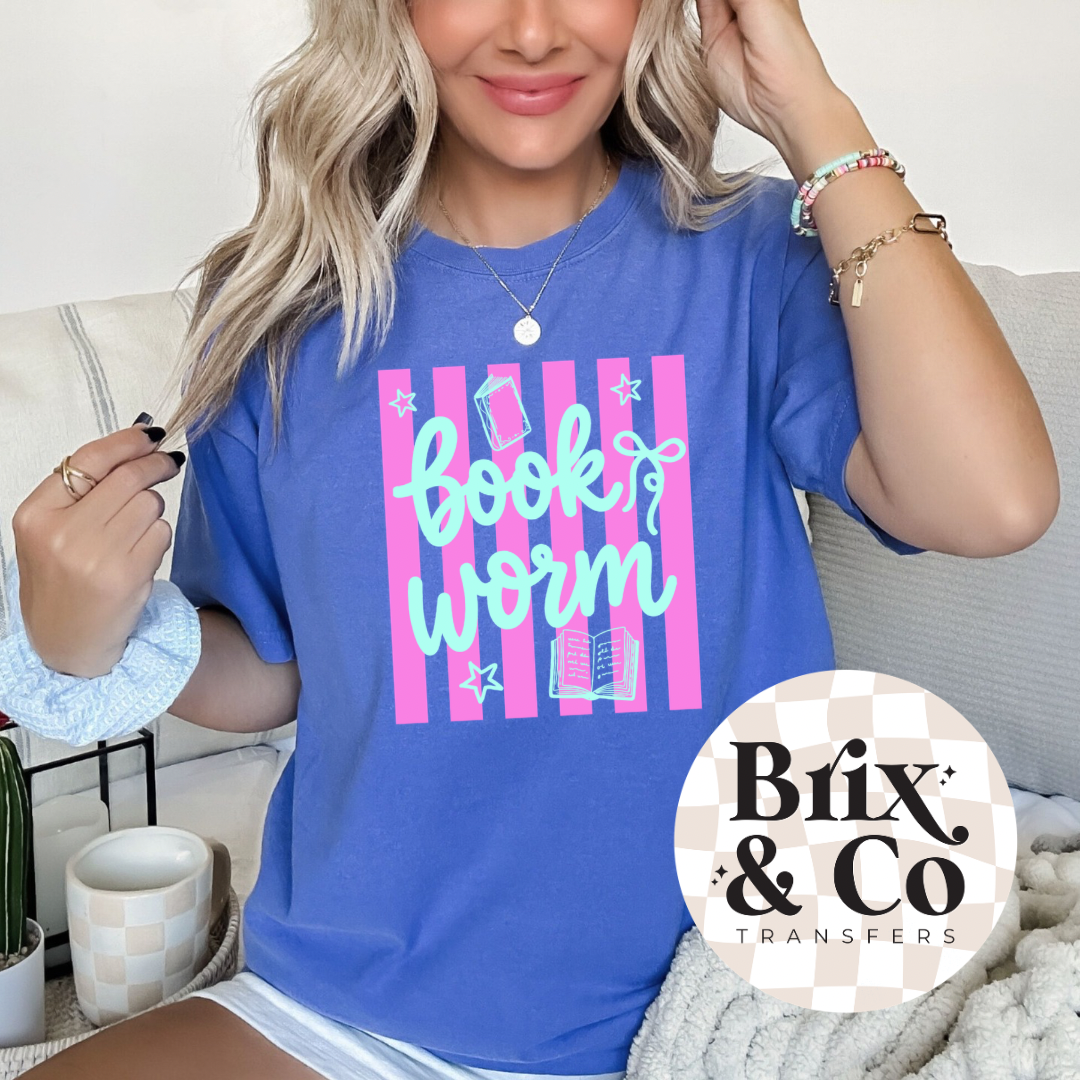 Bookworm DTF HOT PEEL