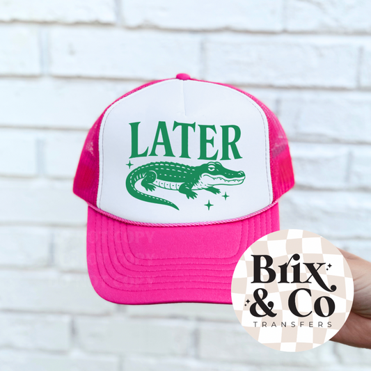 Later Gator DTF HOT PEEL Hat 5”