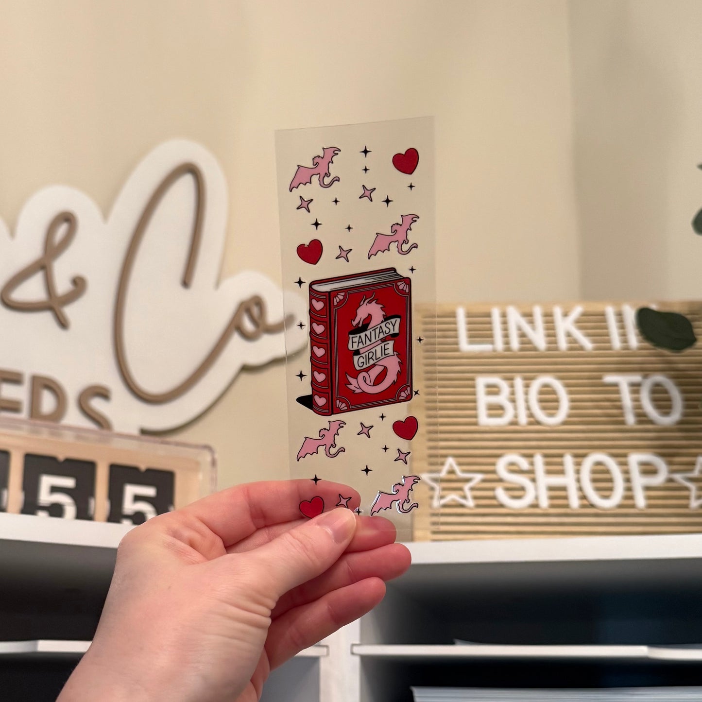 Fantasy Girlie UVDTF Bookmark