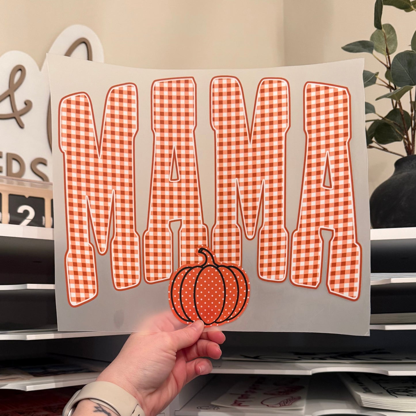 Fall Mama DTF HOT PEEL