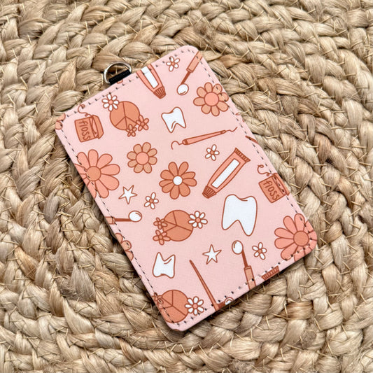 Dental Doodles ID Badge Holder