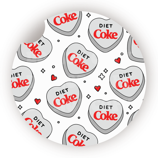 DC Lover Car Coaster Sublimation Transfer (Set of 2)