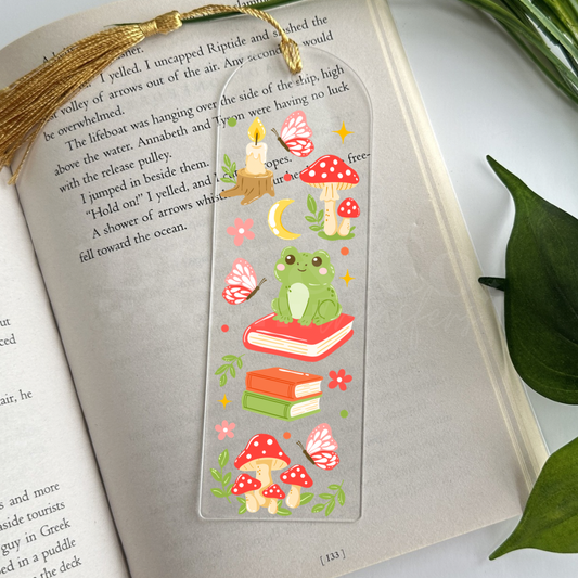 Bookish Cottagecore UVDTF Bookmark
